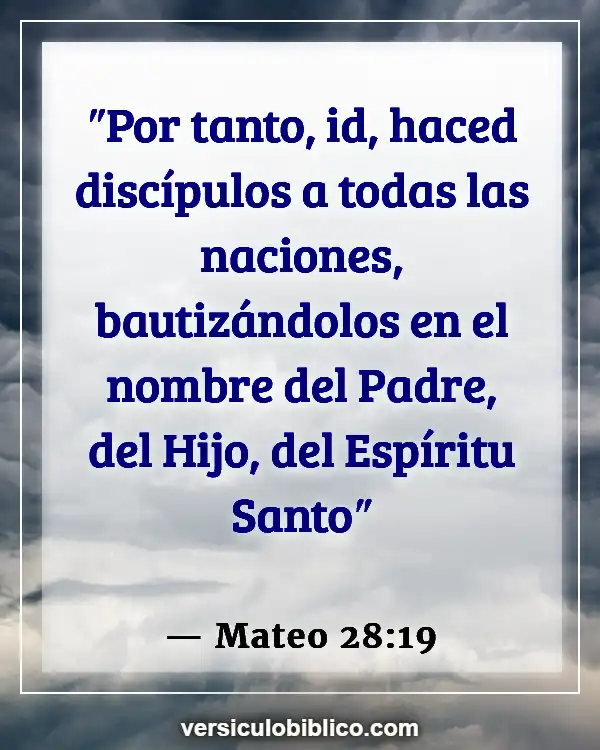 Versículos De La Biblia sobre Unión con cristo (Mateo 28:19)