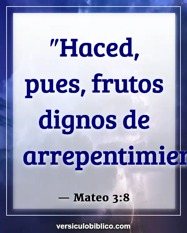 Versículos De La Biblia sobre Fertilidad (Mateo 3:8)