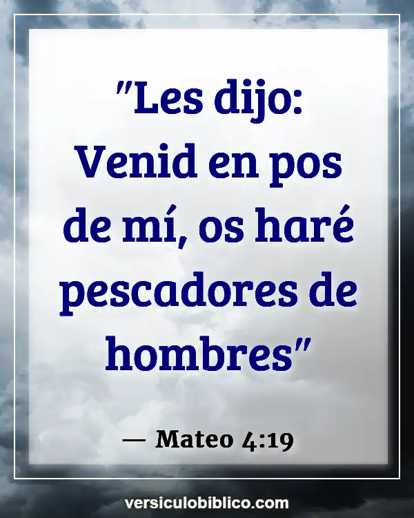 Versículos De La Biblia sobre Haciendo discípulos (Mateo 4:19)