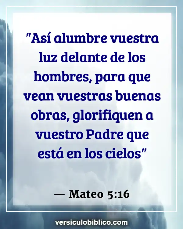 Versículos De La Biblia sobre Inspirar a otros (Mateo 5:16)