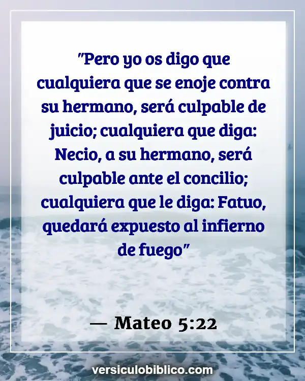 Versículos De La Biblia sobre Insultos (Mateo 5:22)