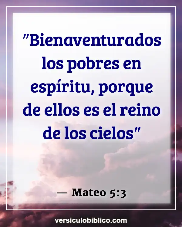 Versículos De La Biblia sobre Islam (Mateo 5:3)