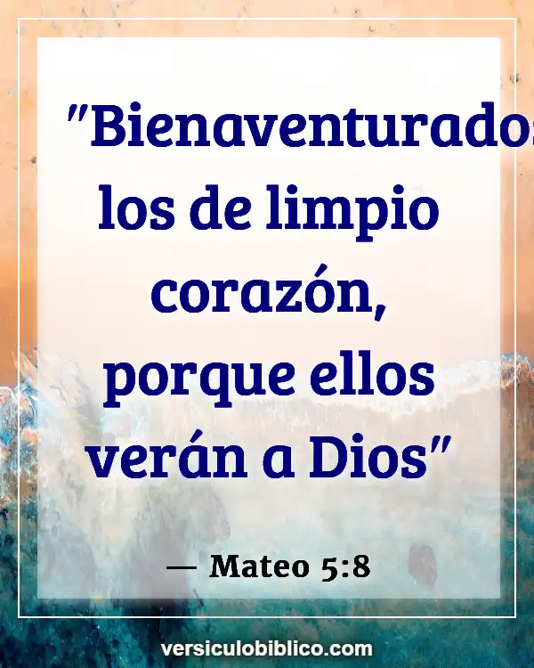 Versículos De La Biblia sobre Carne (Mateo 5:8)