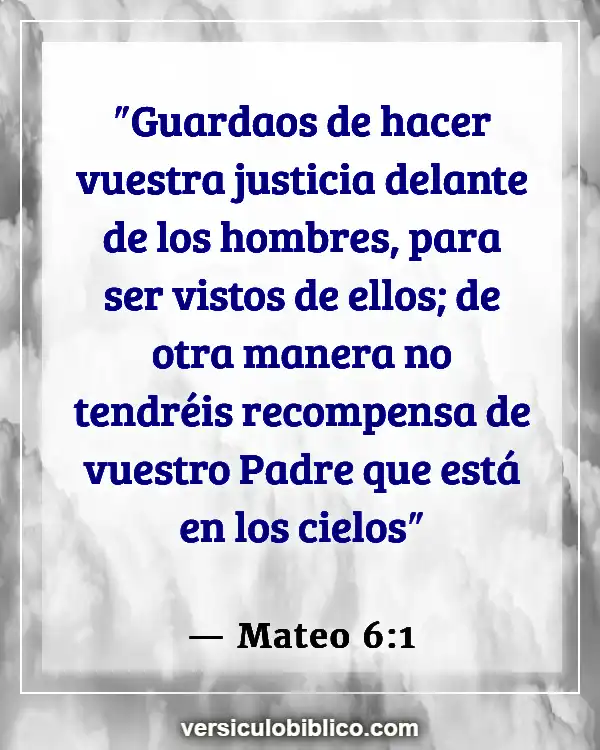 Versículos De La Biblia sobre Hipocresía (Mateo 6:1)