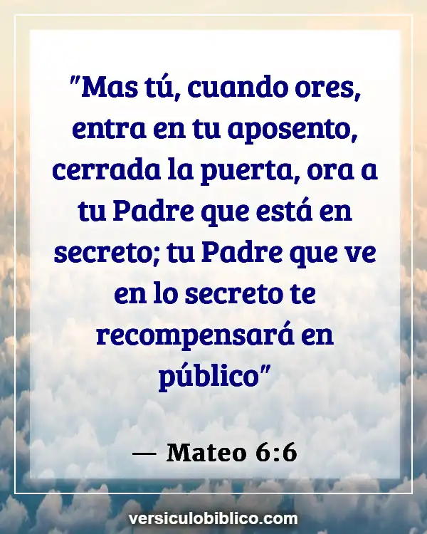 Versículos De La Biblia sobre Petición (Mateo 6:6)