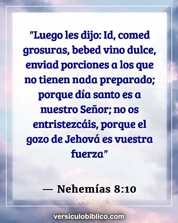 Versículos De La Biblia sobre Fuerza de Dios (Nehemías 8:10)