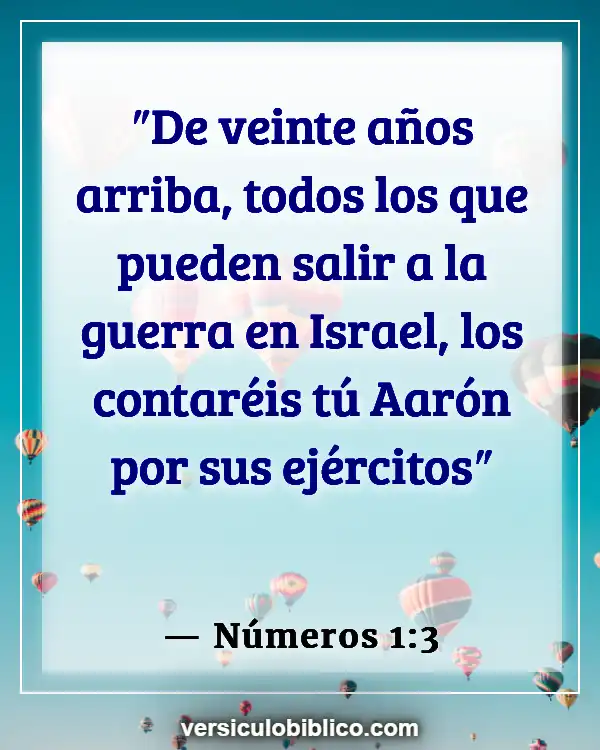 Versículos De La Biblia sobre Pentecostés (Números 1:3)