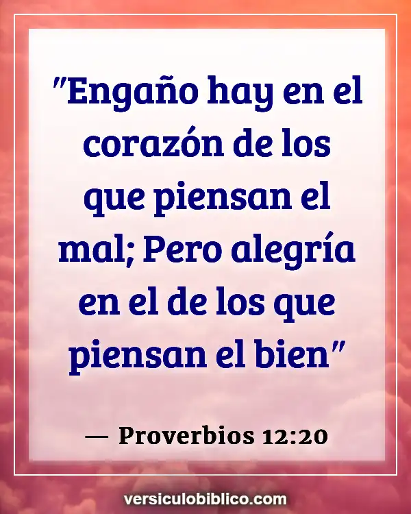 Versículos De La Biblia sobre Pacificadores (Proverbios 12:20)