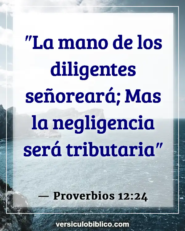 Versículos De La Biblia sobre No funciona (Proverbios 12:24)