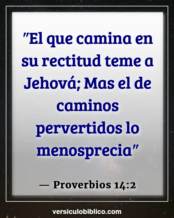 Versículos De La Biblia sobre Buenas intenciones (Proverbios 14:2)