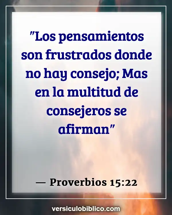 Versículos De La Biblia sobre Inversión (Proverbios 15:22)