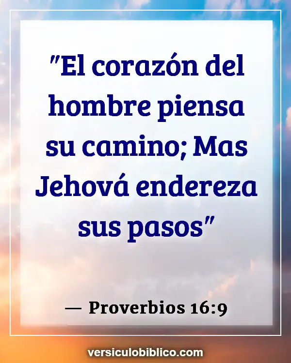 Versículos De La Biblia sobre Perspectiva (Proverbios 16:9)