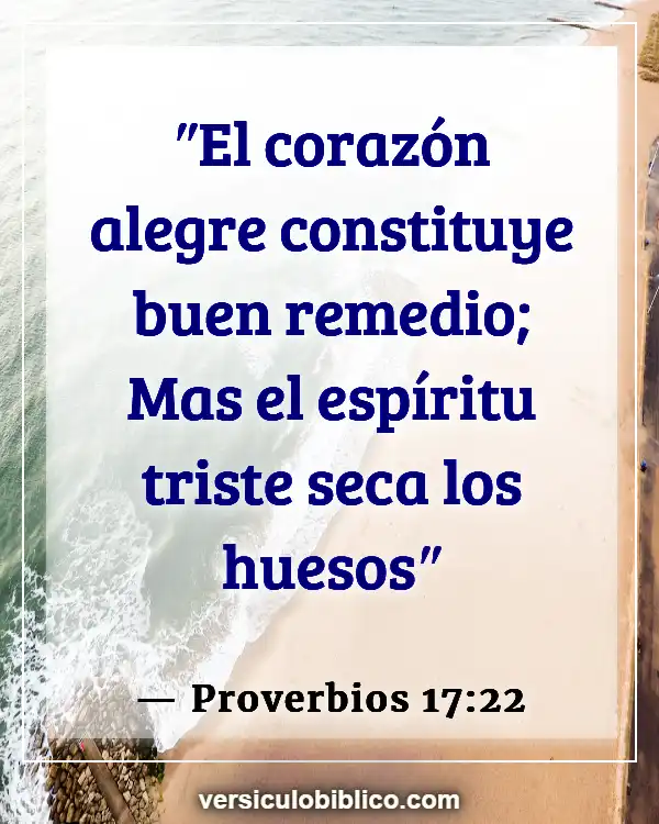 Versículos De La Biblia sobre Actuación (Proverbios 17:22)