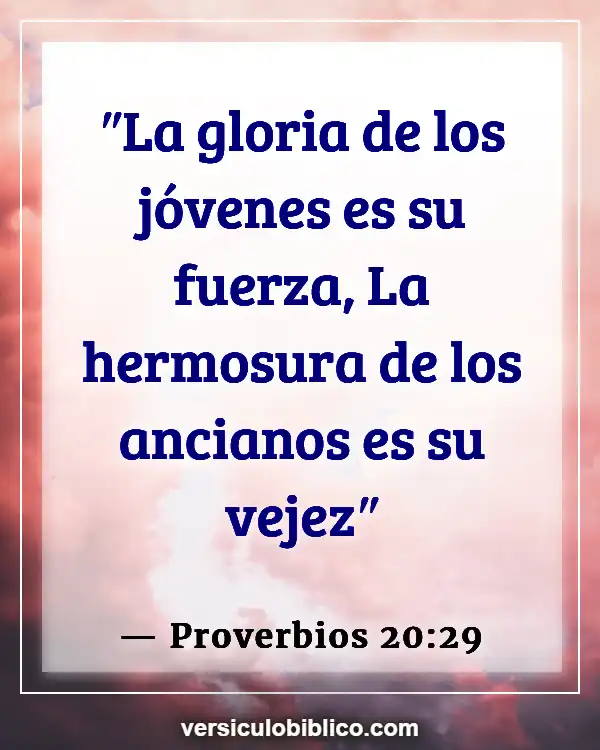 Versículos De La Biblia sobre Gente joven (Proverbios 20:29)