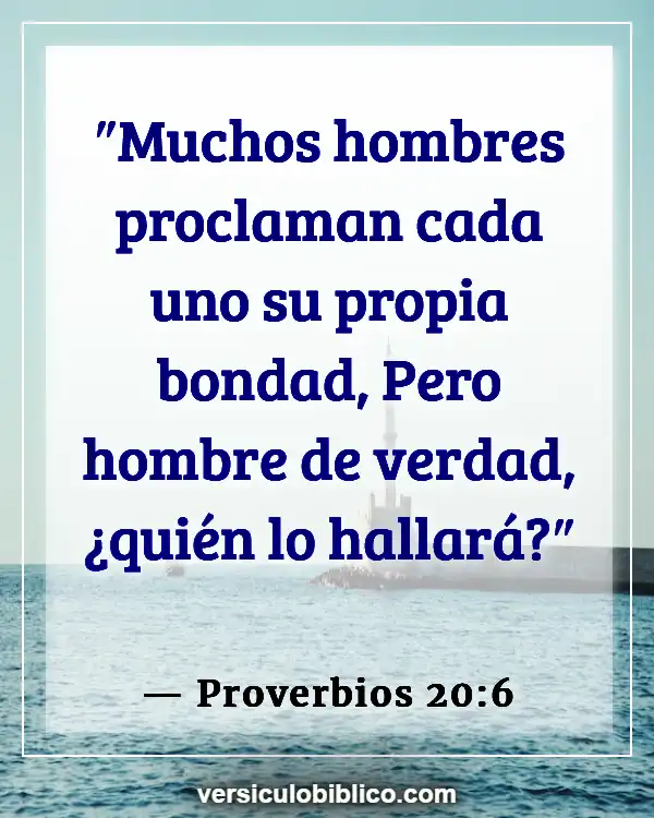 Versículos De La Biblia sobre Haciendo amigos (Proverbios 20:6)