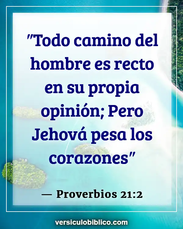 Versículos De La Biblia sobre Aspecto externo (Proverbios 21:2)