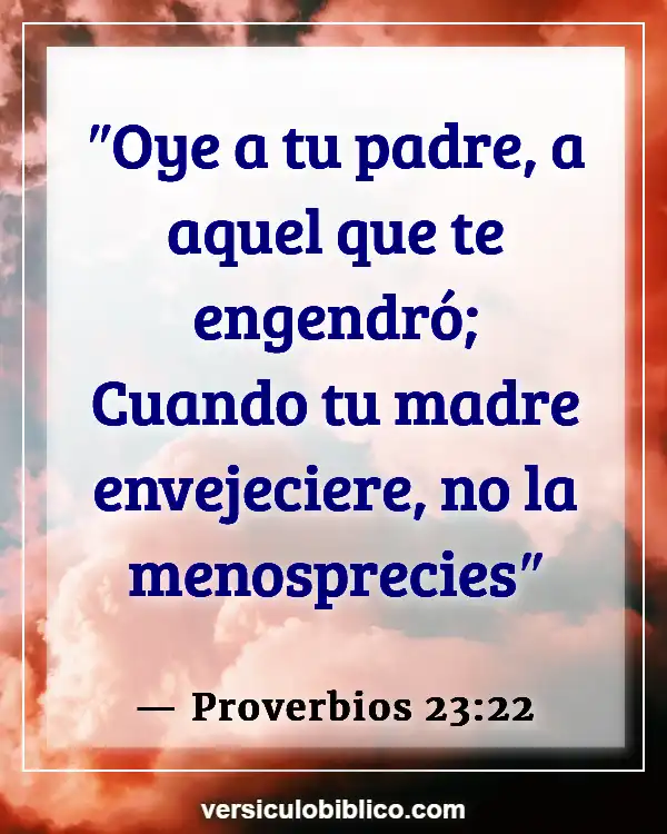 Versículos De La Biblia sobre Crianza de los hijos (Proverbios 23:22)