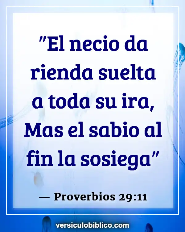 Versículos De La Biblia sobre Insultos (Proverbios 29:11)