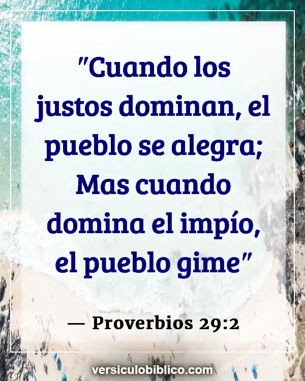 Versículos De La Biblia sobre Buenos líderes (Proverbios 29:2)