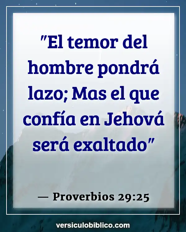 Versículos De La Biblia sobre Gente complaciendo (Proverbios 29:25)