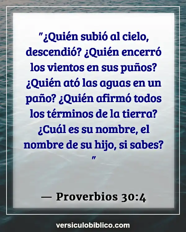 Versículos De La Biblia sobre Inventado excusas (Proverbios 30:4)