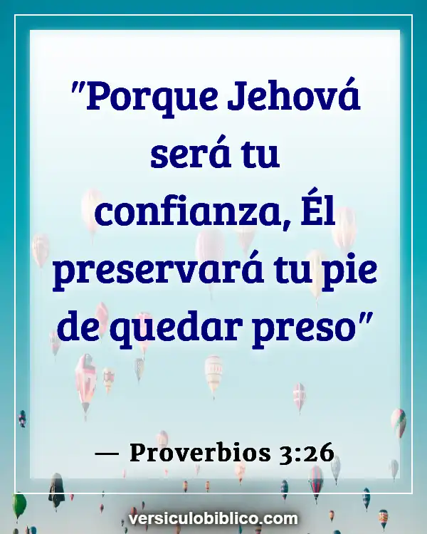 Versículos De La Biblia sobre Conócete a ti mismo (Proverbios 3:26)