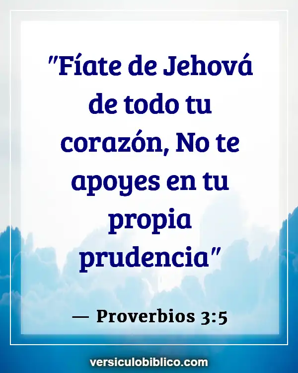 Versículos De La Biblia sobre Ir de fiesta (Proverbios 3:5)