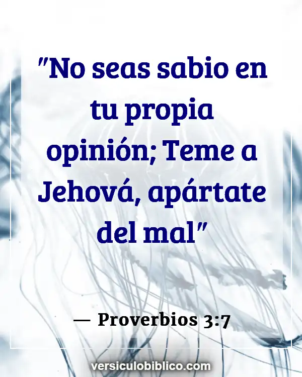 Versículos De La Biblia sobre Comer en exceso (Proverbios 3:7)