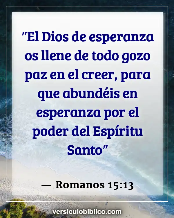 Versículos De La Biblia sobre Pentecostés (Romanos 15:13)