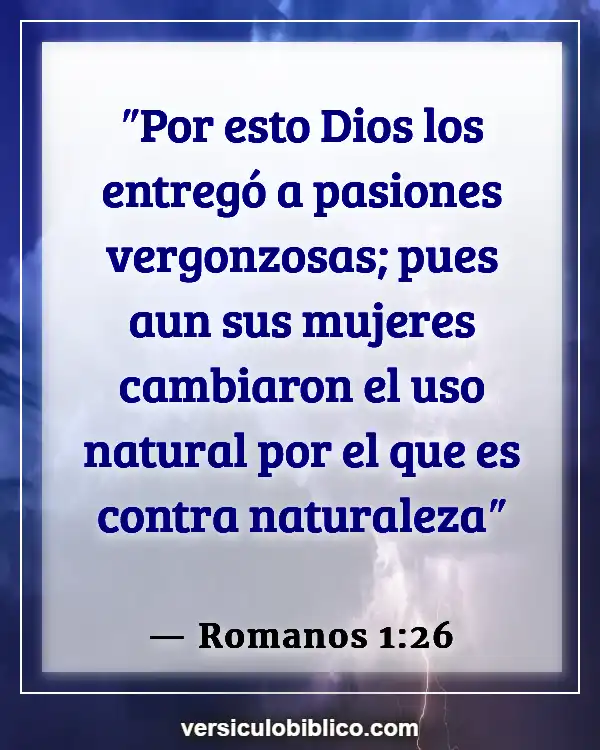 Versículos De La Biblia sobre Criando (Romanos 1:26)