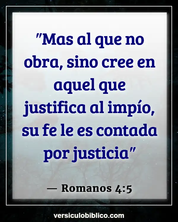 Versículos De La Biblia sobre Sentirse culpable (Romanos 4:5)