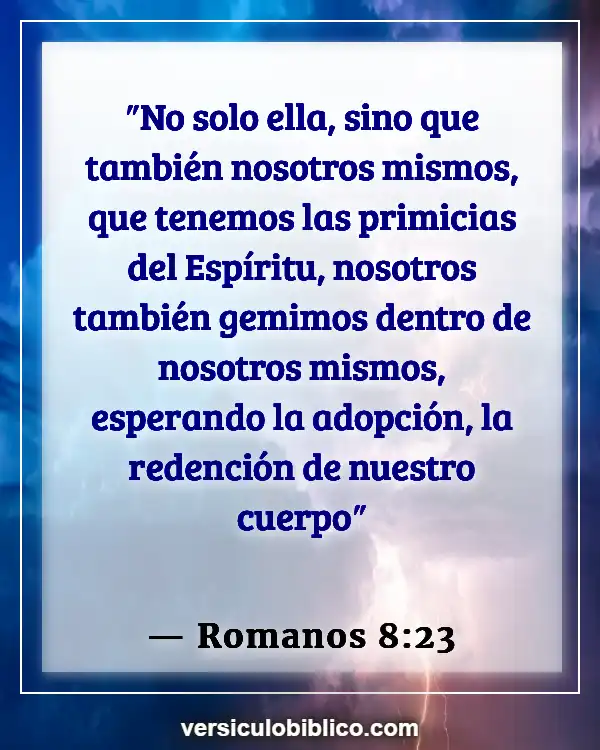 Versículos De La Biblia sobre Fertilidad (Romanos 8:23)