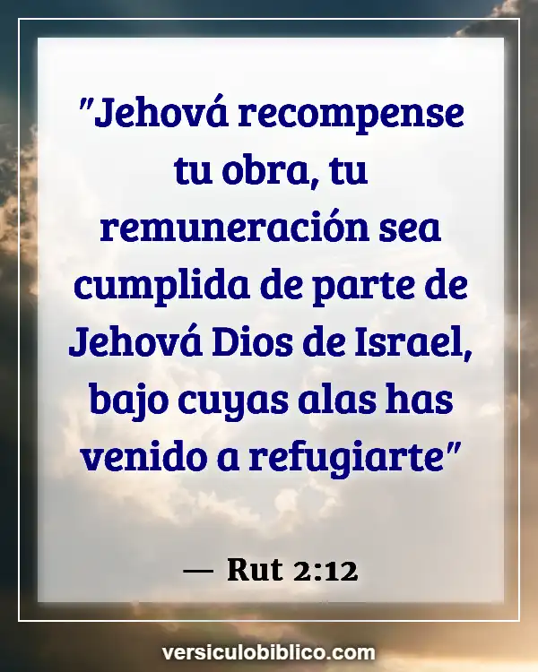 Versículos De La Biblia sobre Enfermeras (Rut 2:12)