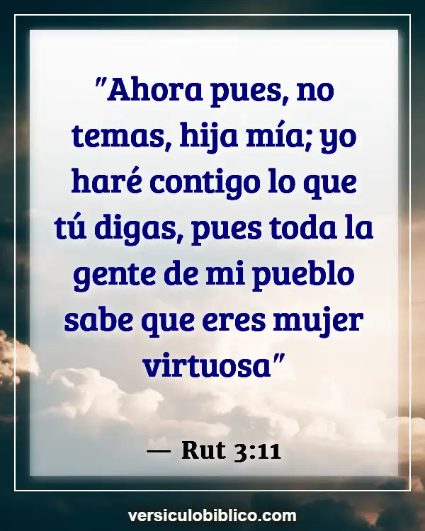 Versículos De La Biblia sobre Personalidad (Rut 3:11)