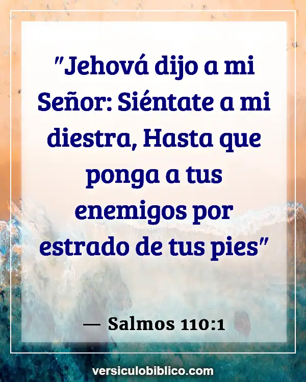 Versículos De La Biblia sobre Insultar (Salmos 110:1)