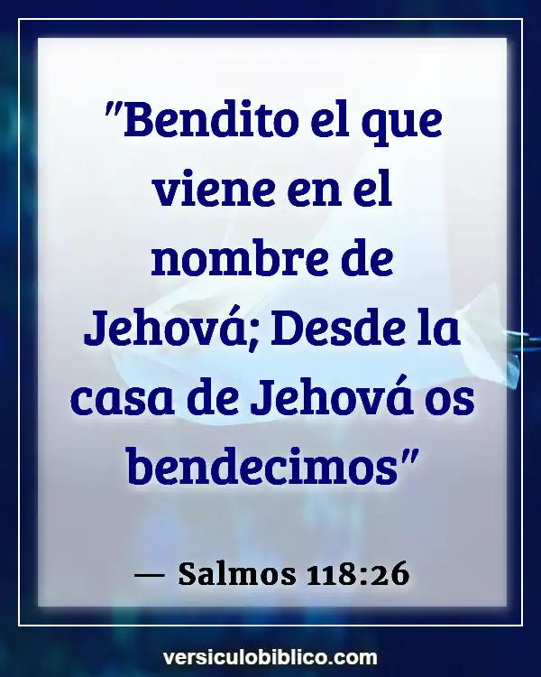 Versículos De La Biblia sobre Nuestra identidad en Cristo (Salmos 118:26)