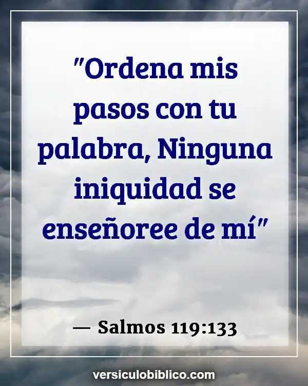 Versículos De La Biblia sobre Guía (Salmos 119:133)