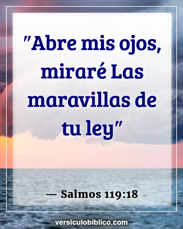 Versículos De La Biblia sobre Percepción (Salmos 119:18)