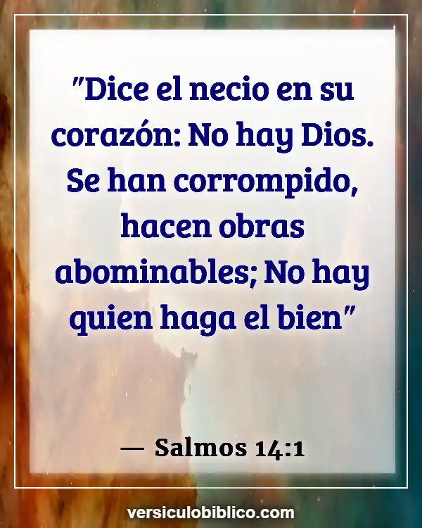 Versículos De La Biblia sobre Burlándose de Dios (Salmos 14:1)