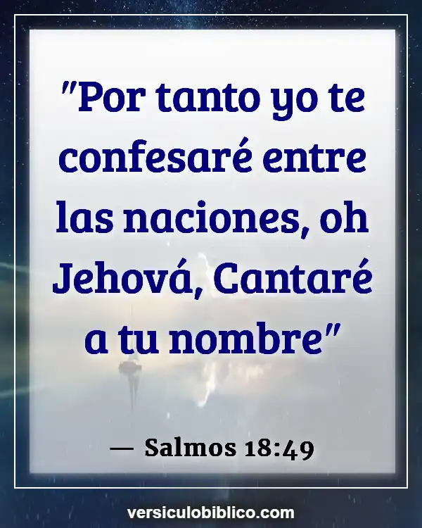 Versículos De La Biblia sobre Instrumentos musicales (Salmos 18:49)