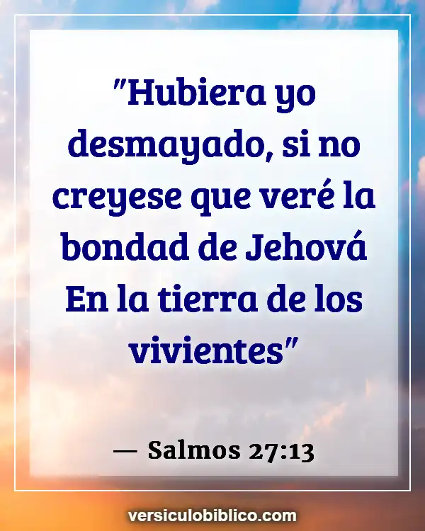 Versículos De La Biblia sobre Bondad (Salmos 27:13)