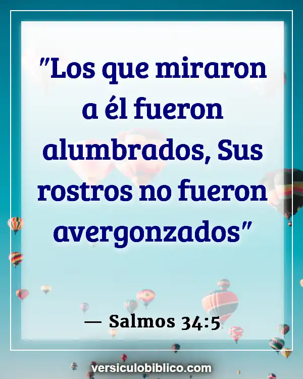 Versículos De La Biblia sobre Belleza interior (Salmos 34:5)