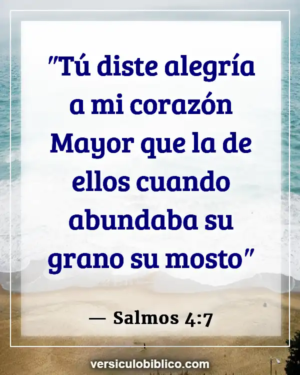 Versículos De La Biblia sobre Humor (Salmos 4:7)