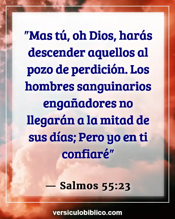 Versículos De La Biblia sobre Obedeciendo a tus padres (Salmos 55:23)