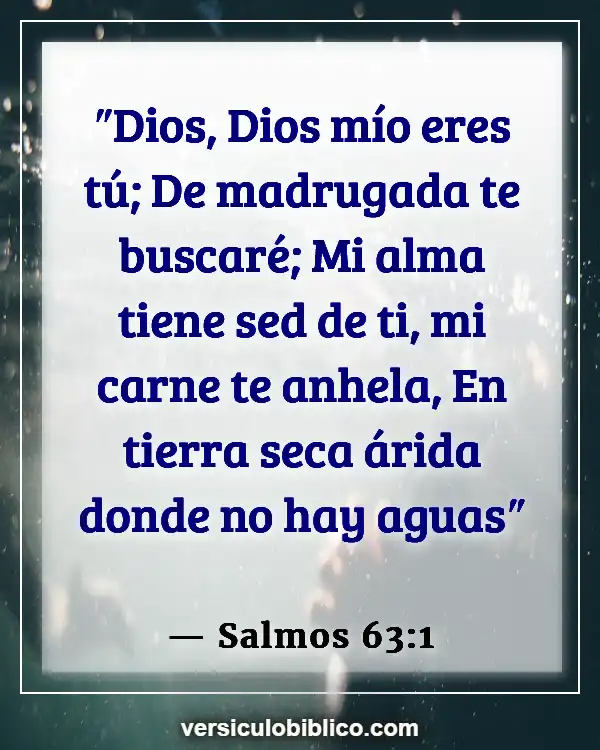 Versículos De La Biblia sobre Hambre de Dios (Salmos 63:1)