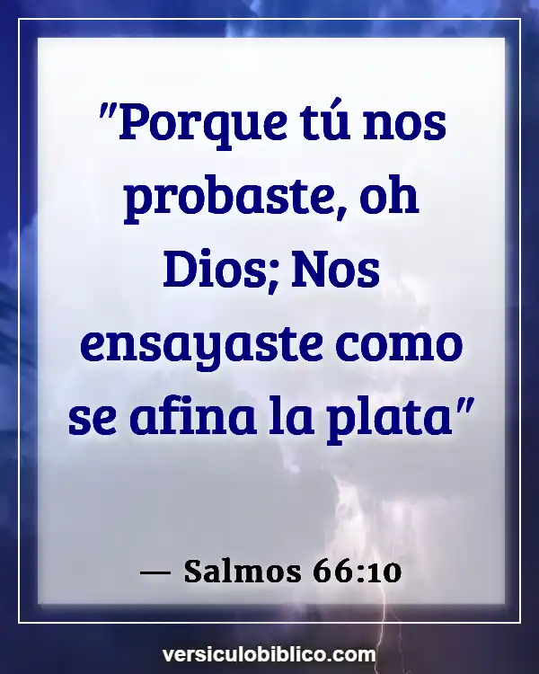 Versículos De La Biblia sobre Vencer la tentación (Salmos 66:10)