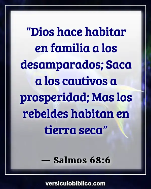 Versículos De La Biblia sobre Obediencia a Dios (Salmos 68:6)