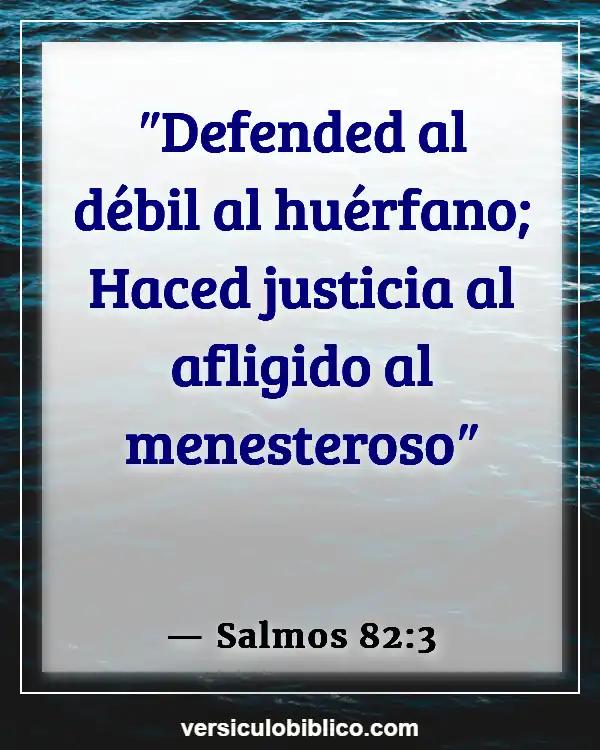 Versículos De La Biblia sobre Cumplimiento de la ley (Salmos 82:3)