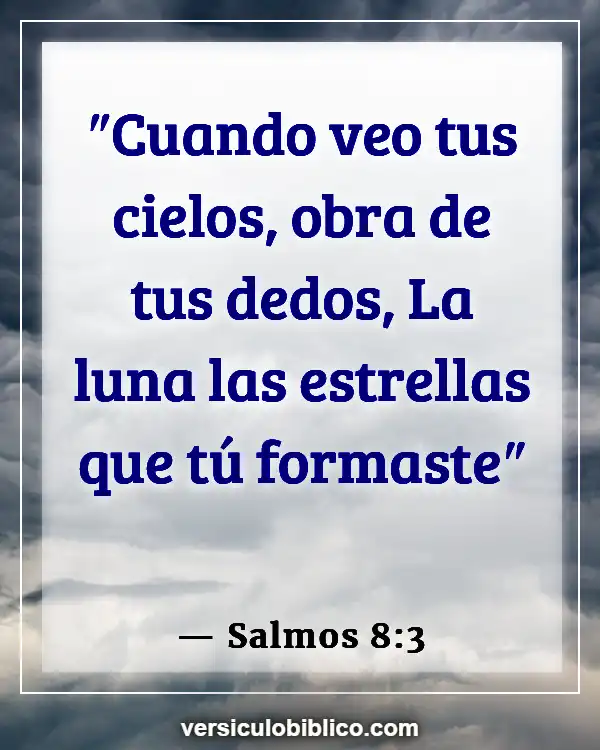 Versículos De La Biblia sobre Universo (Salmos 8:3)