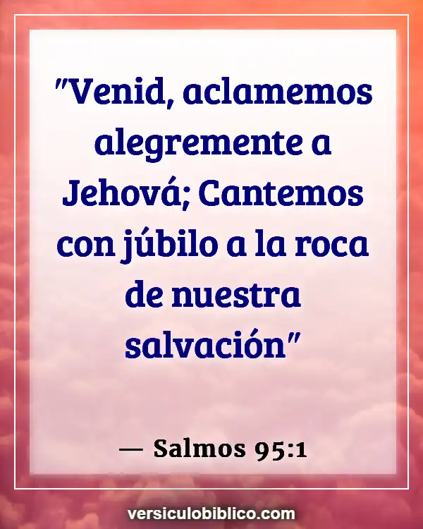 Versículos De La Biblia sobre Instrumentos musicales (Salmos 95:1)